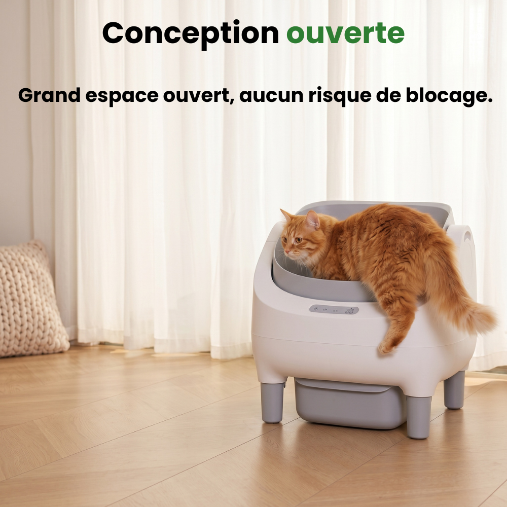 Litière Automatique Grande Capacité - Eclipse