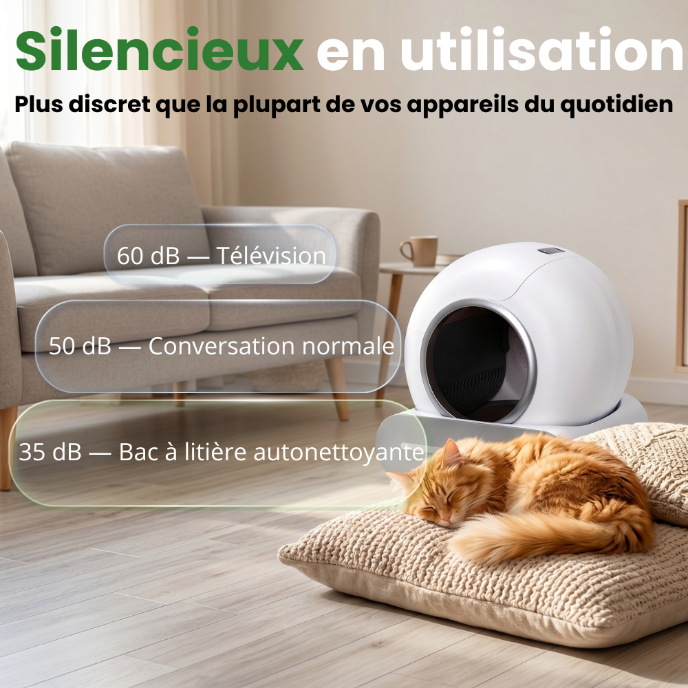 Litière Autonettoyante Chat - Cosmos